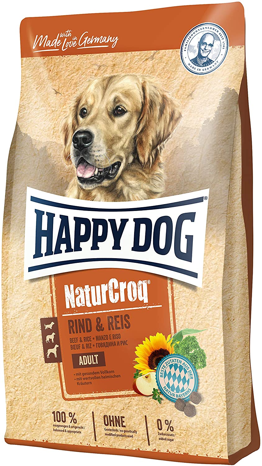 Trockenfutter ️ Hochwertiges Hundetrockenfutter für Hunde - Happy Dog Premium HunDetrockenfutter